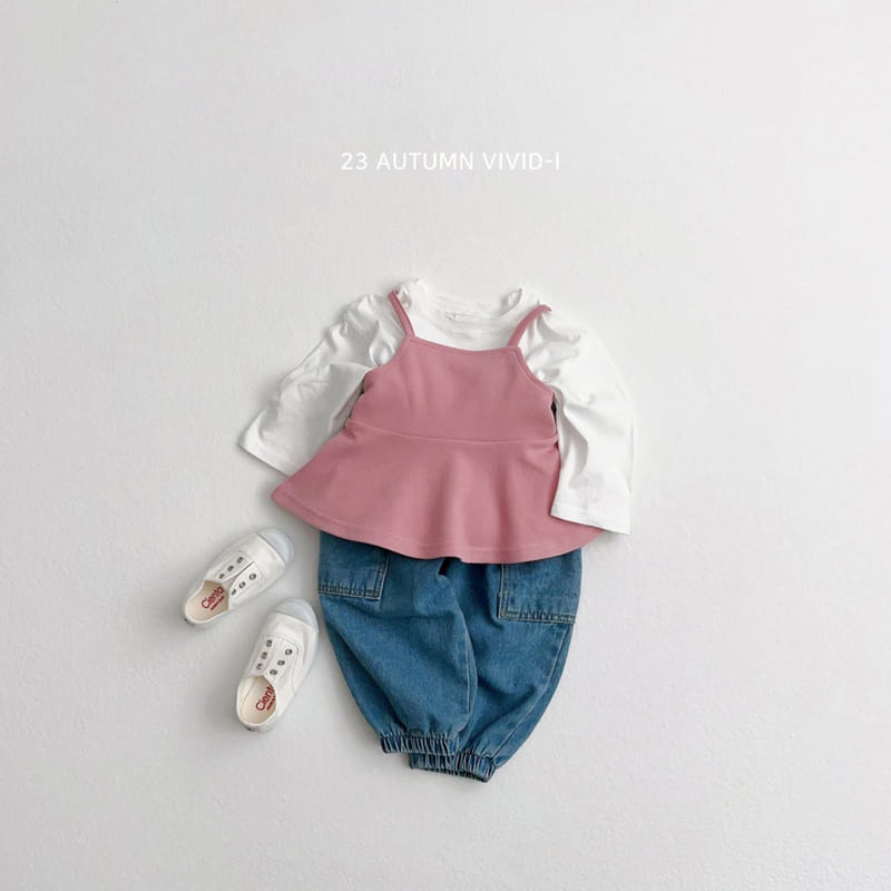 Vivid I - Korean Children Fashion - #fashionkids - Basic Layered Tee - 8