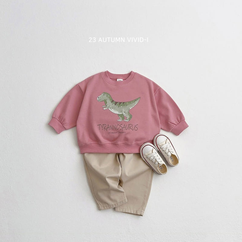 Vivid I - Korean Children Fashion - #kidsshorts - Jurrasic Sweatshirt - 10