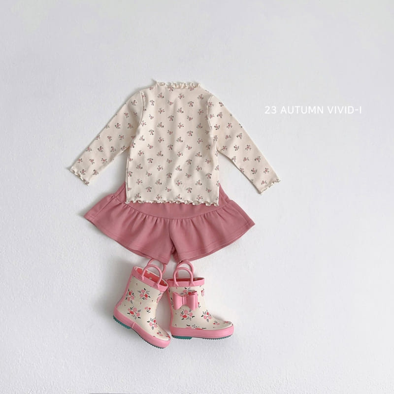 Vivid I - Korean Children Fashion - #fashionkids - Flower Tee - 4