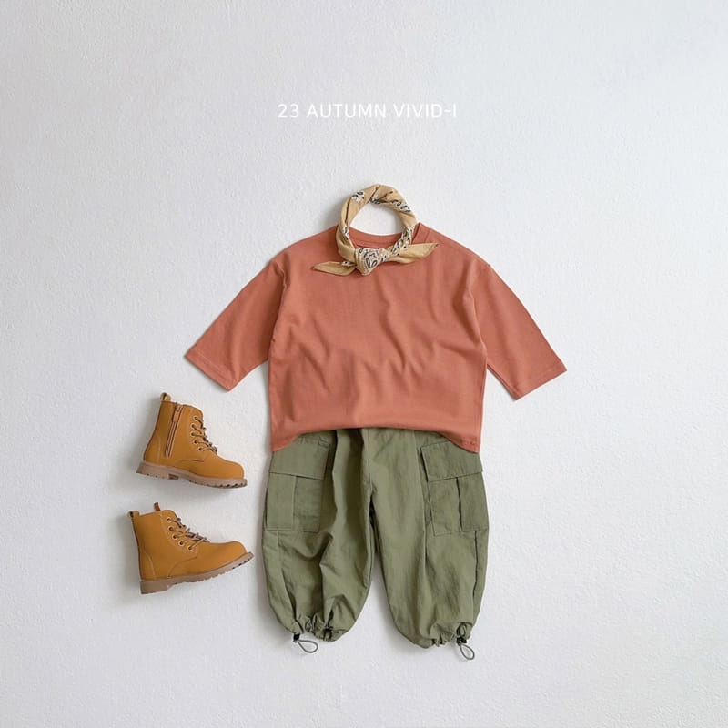 Vivid I - Korean Children Fashion - #kidsshorts - Fall Daily Tee - 10