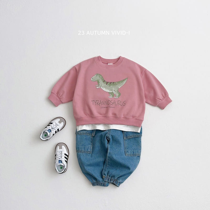 Vivid I - Korean Children Fashion - #kidzfashiontrend - Jurrasic Sweatshirt - 12