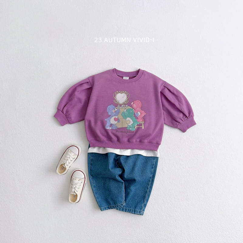 Vivid I - Korean Children Fashion - #kidzfashiontrend - Bear Sweatshirt - 10