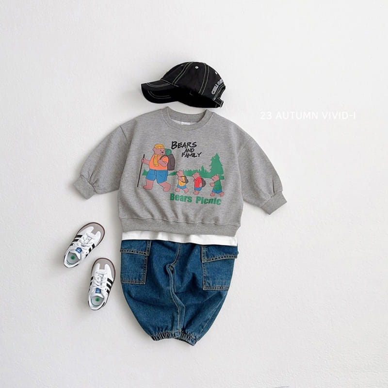 Vivid I - Korean Children Fashion - #littlefashionista - Family Sweatshirt - 8