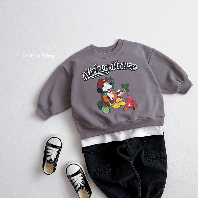 Vivid I - Korean Children Fashion - #littlefashionista - D Cow Boy Sweatshirt - 10