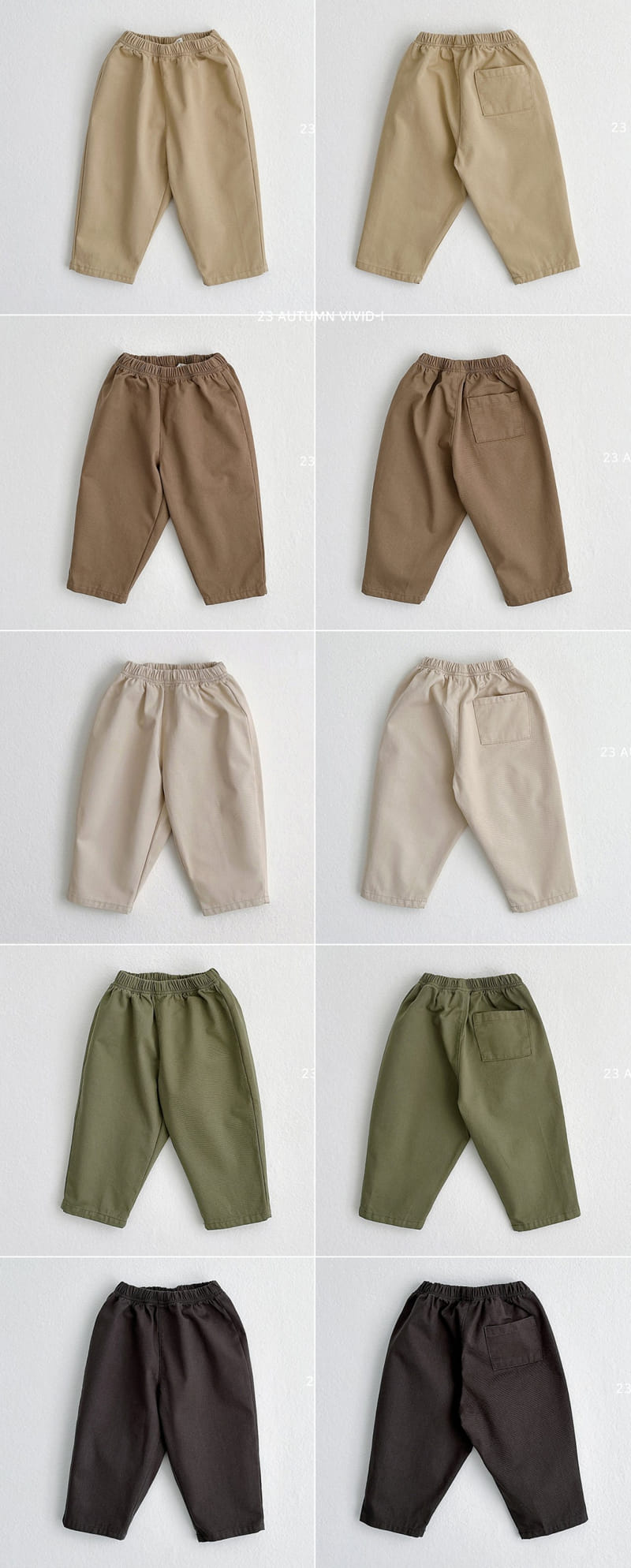 Vivid I - Korean Children Fashion - #littlefashionista - Fall Poket Pants - 3