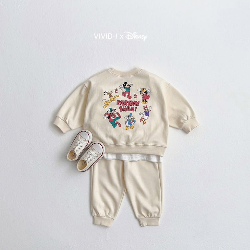 Vivid I - Korean Children Fashion - #magicofchildhood - D Every Top Bottom Set - 4