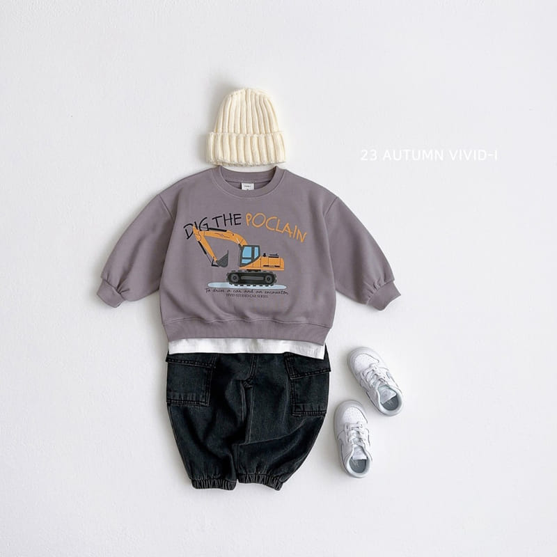 Vivid I - Korean Children Fashion - #prettylittlegirls - Fall Car Sweatshirt - 6