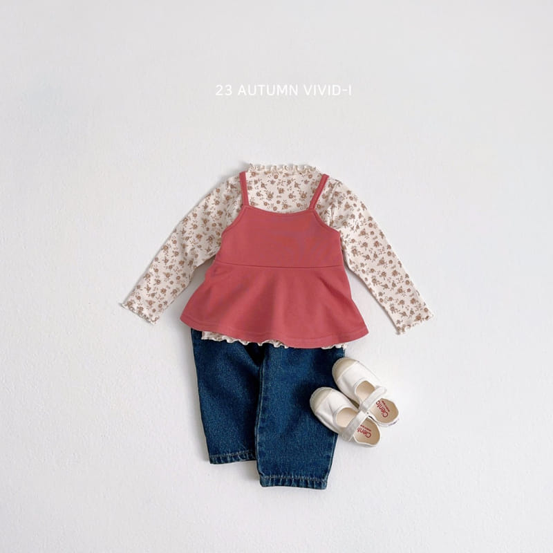 Vivid I - Korean Children Fashion - #prettylittlegirls - Flower Tee - 11