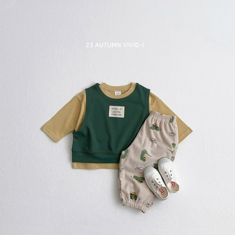 Vivid I - Korean Children Fashion - #stylishchildhood - Lavel Pants - 9