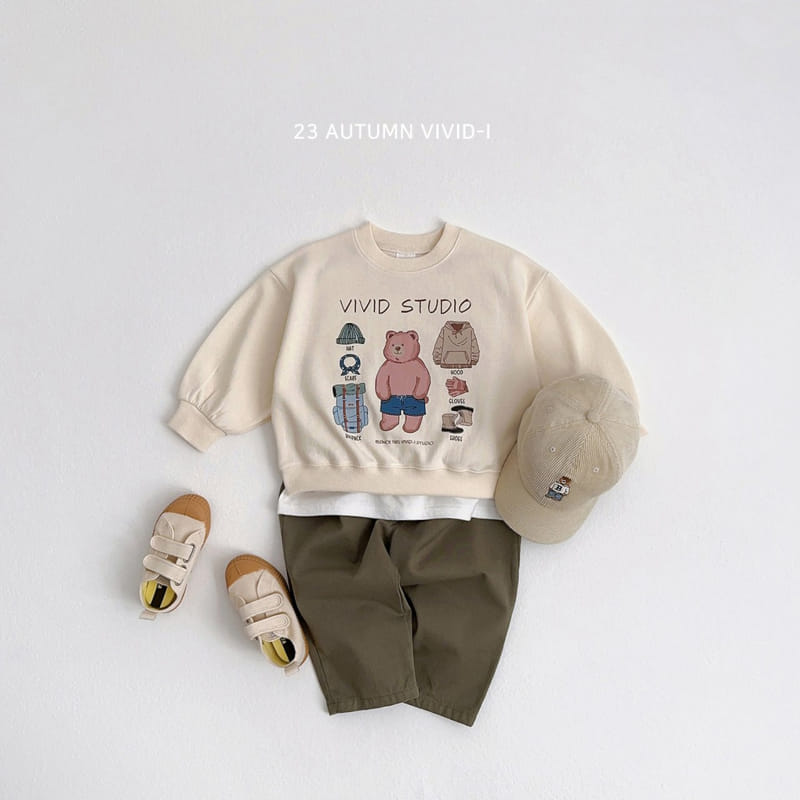 Vivid I - Korean Children Fashion - #todddlerfashion - Cody Bear Sweatshirt - 10