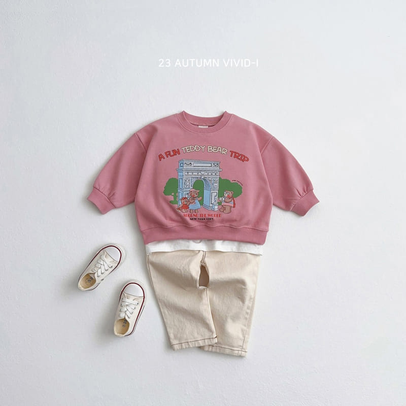 Vivid I - Korean Children Fashion - #toddlerclothing - Paris Sweatshirt - 12