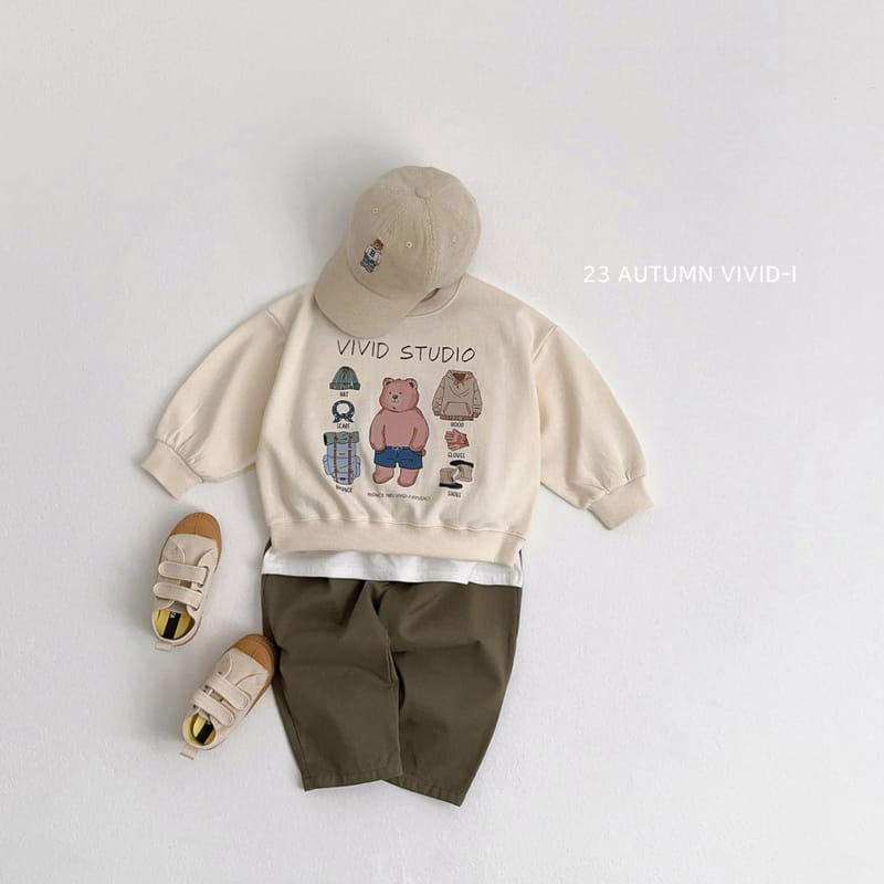 Vivid I - Korean Children Fashion - #toddlerclothing - Cody Bear Sweatshirt - 11