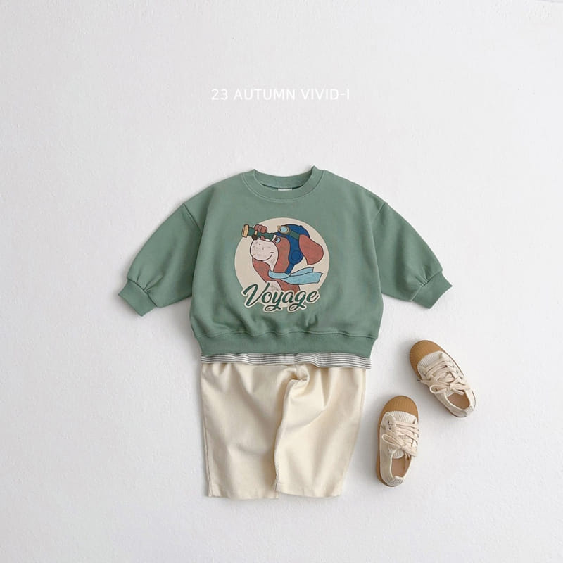 Vivid I - Korean Children Fashion - #toddlerclothing - Vintage Sweatshirt - 6