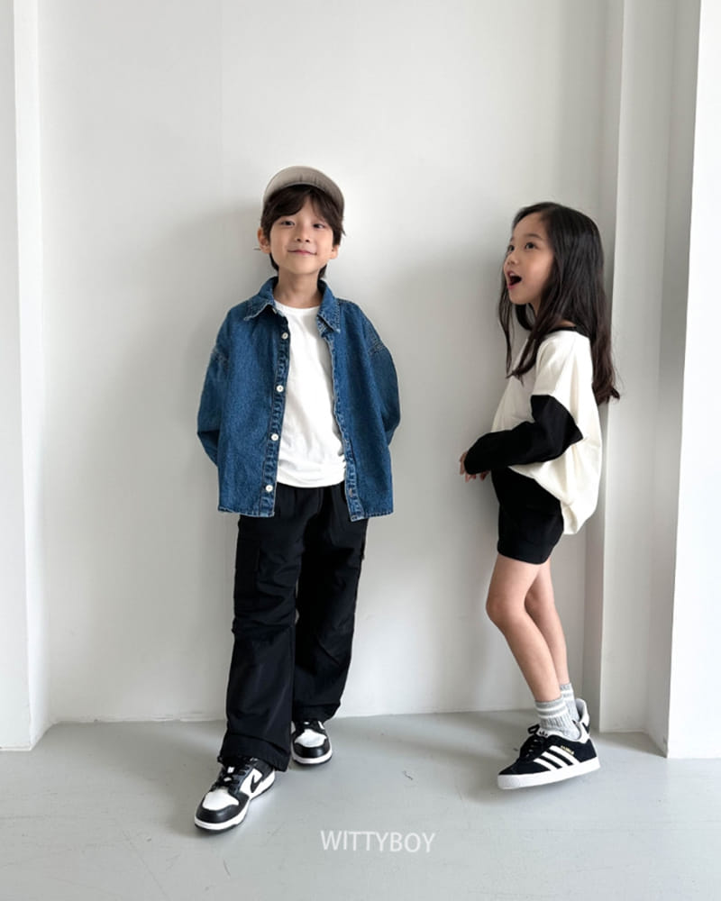 Witty Boy - Korean Children Fashion - #Kfashion4kids - Joy Denim SHIrt - 6