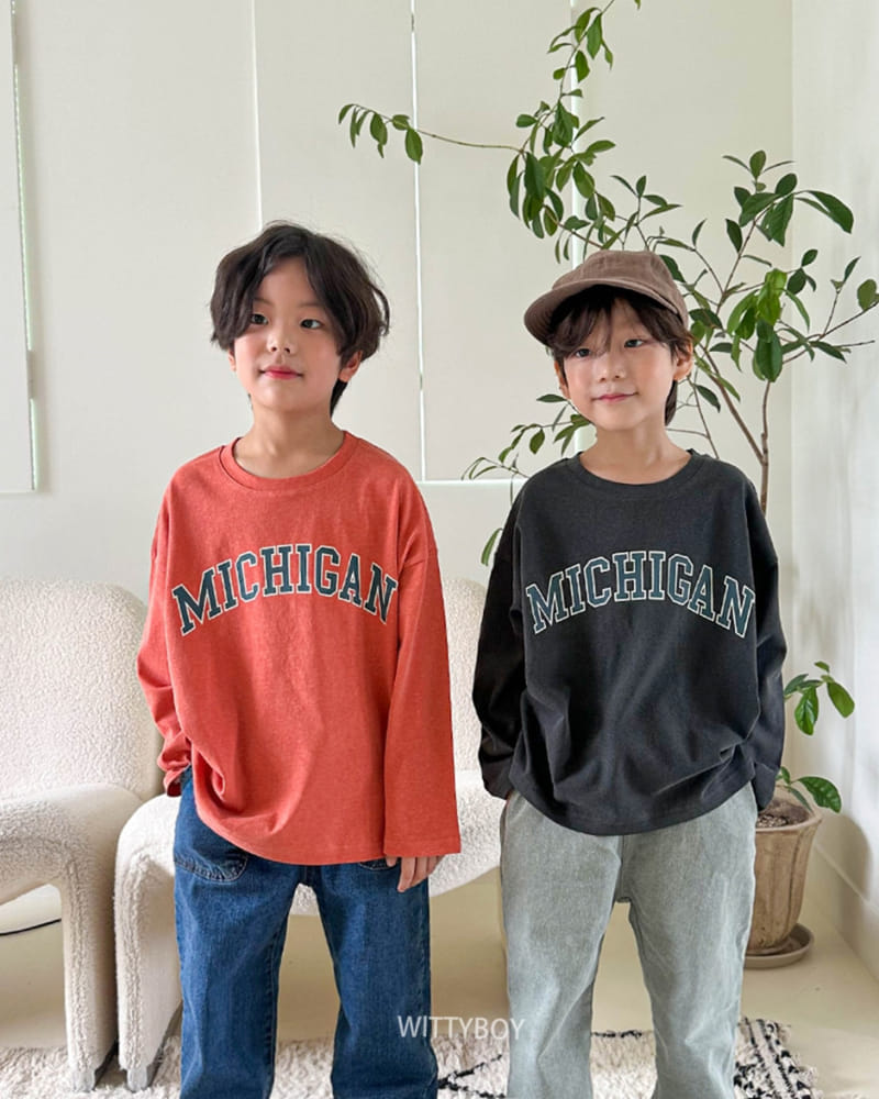 Witty Boy - Korean Children Fashion - #Kfashion4kids - Michigan Tee - 5