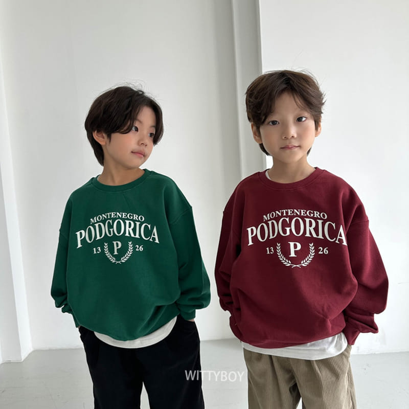 Witty Boy - Korean Children Fashion - #kidzfashiontrend - Monten Sweatshirt - 4