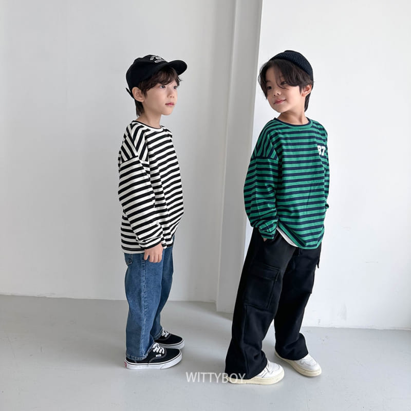 Witty Boy - Korean Children Fashion - #Kfashion4kids - 87 Stripes Tee - 6