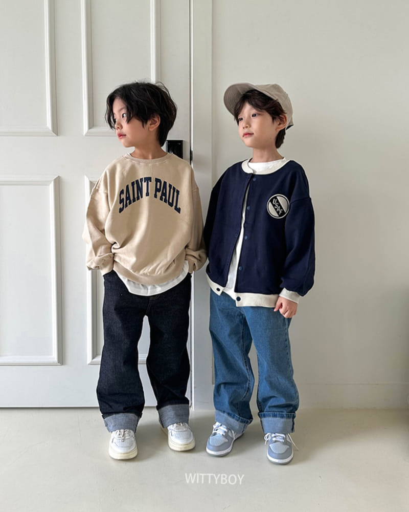 Witty Boy - Korean Children Fashion - #childofig - Saint Sweatshirt - 2