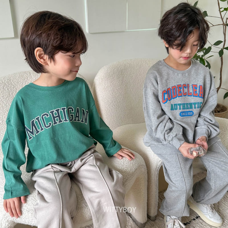 Witty Boy - Korean Children Fashion - #childofig - Michigan Tee - 11