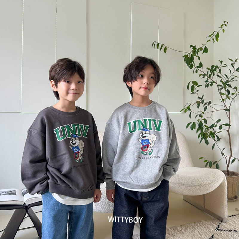 Witty Boy - Korean Children Fashion - #childofig - Sqirrel Sweatshirt