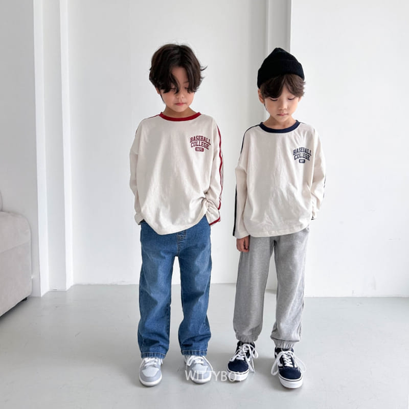 Witty Boy - Korean Children Fashion - #designkidswear - Baseball Tee - 2