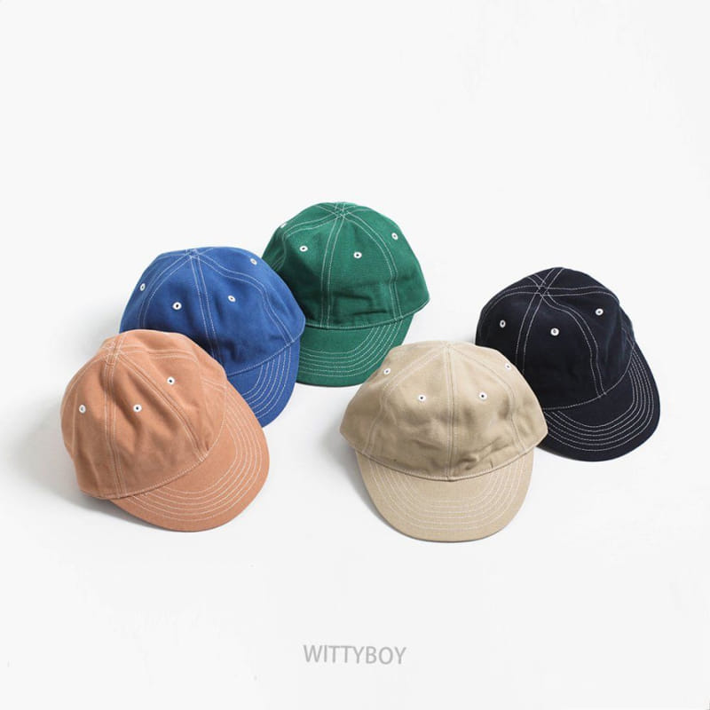 Witty Boy - Korean Children Fashion - #designkidswear - Mono Stitch CAP - 11