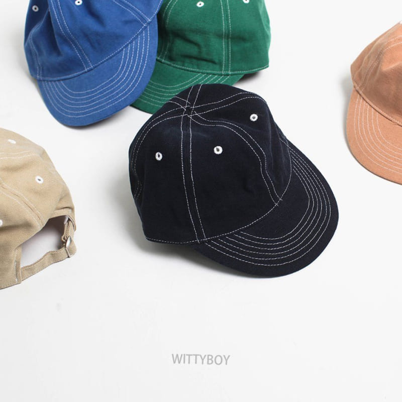 Witty Boy - Korean Children Fashion - #discoveringself - Mono Stitch CAP - 12