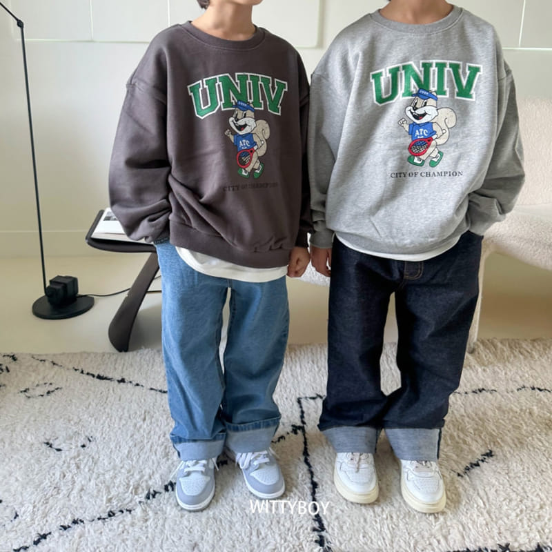 Witty Boy - Korean Children Fashion - #discoveringself - Sqirrel Sweatshirt - 5