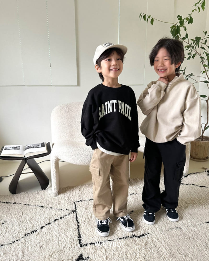 Witty Boy - Korean Children Fashion - #fashionkids - Saint Sweatshirt - 6