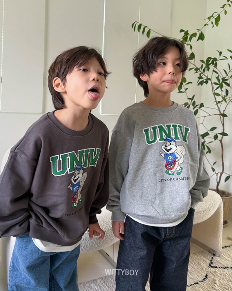 Witty Boy - Korean Children Fashion - #fashionkids - Sqirrel Sweatshirt - 6