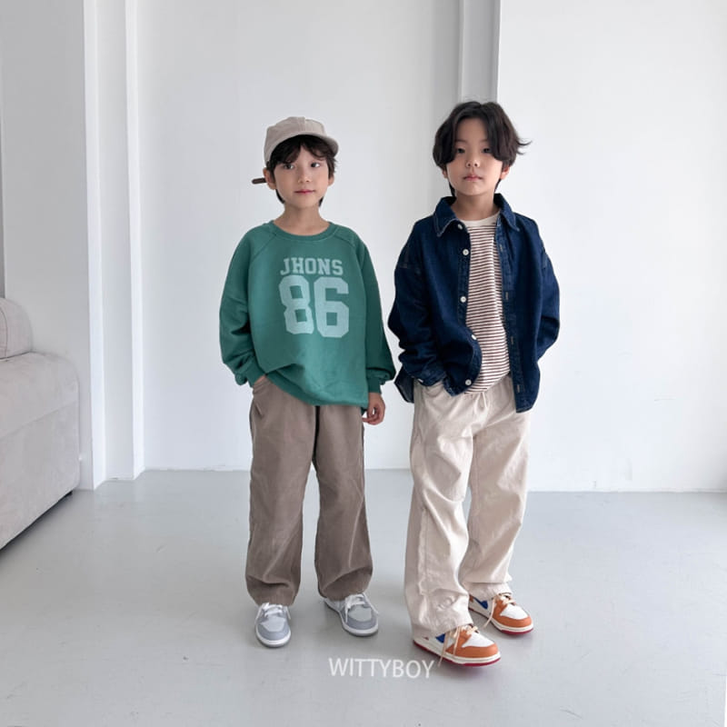 Witty Boy - Korean Children Fashion - #kidsshorts - Joy Denim SHIrt - 3