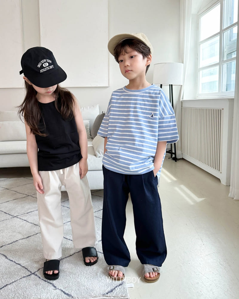 Witty Boy - Korean Children Fashion - #kidsshorts - Lettering Cap - 9