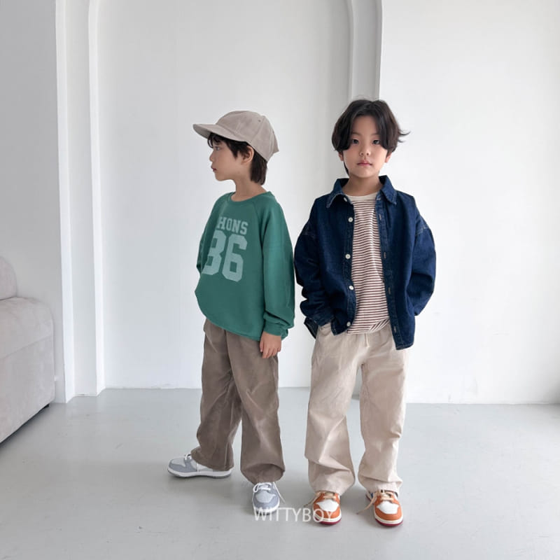 Witty Boy - Korean Children Fashion - #kidsstore - Mono Pants - 4