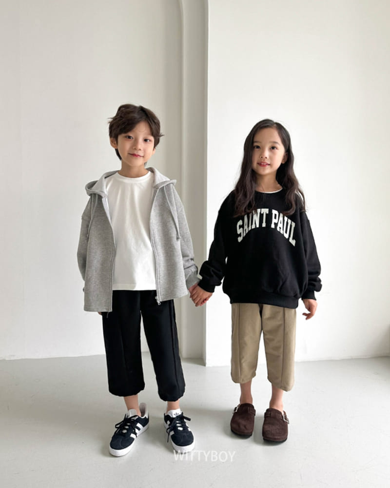 Witty Boy - Korean Children Fashion - #littlefashionista - Saint Sweatshirt - 11