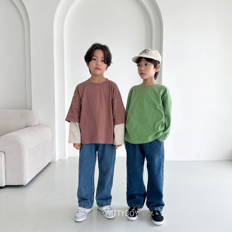 Witty Boy - Korean Children Fashion - #littlefashionista - Latte Tyee - 12