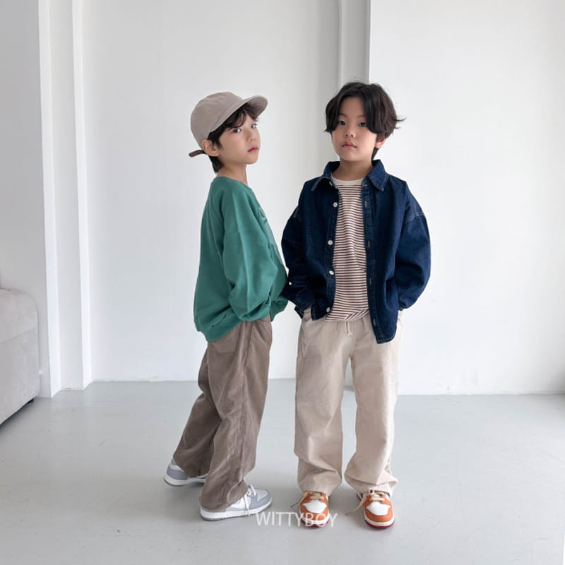 Witty Boy - Korean Children Fashion - #littlefashionista - Mono Pants - 6