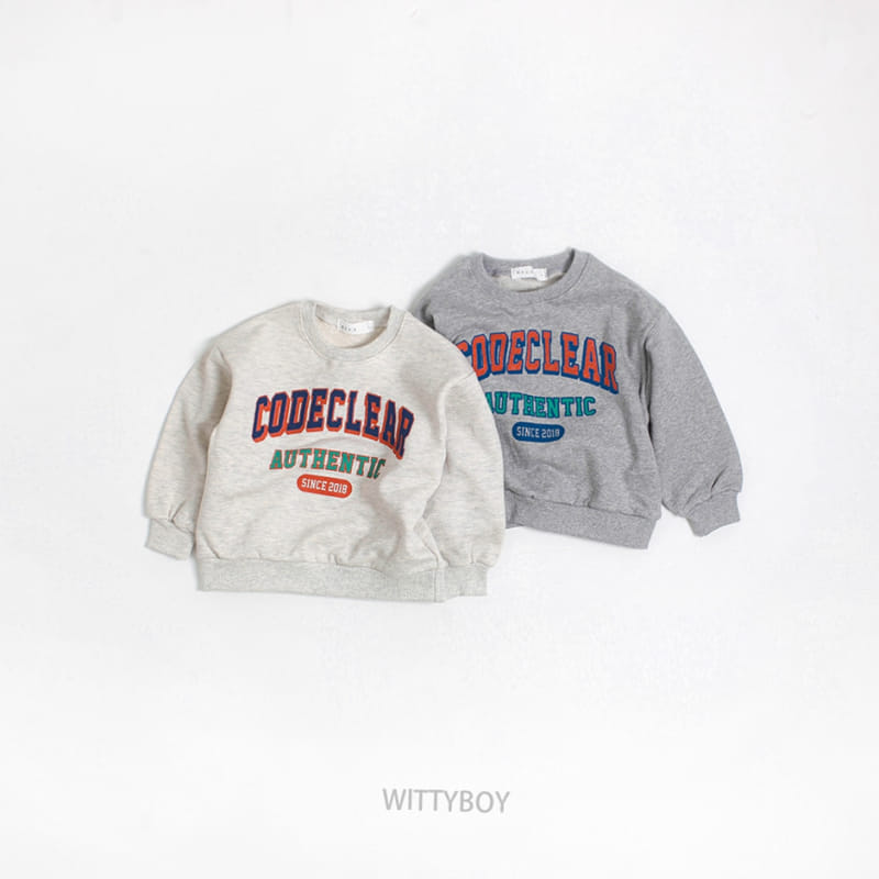 Witty Boy - Korean Children Fashion - #magicofchildhood - Code Sweatshirt - 9