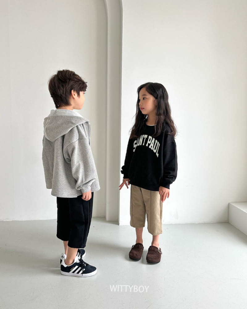 Witty Boy - Korean Children Fashion - #magicofchildhood - Saint Sweatshirt - 12