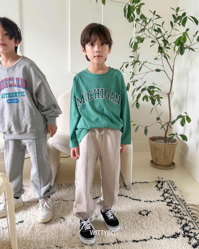 Witty Boy - Korean Children Fashion - #magicofchildhood - Michigan Tee - 7