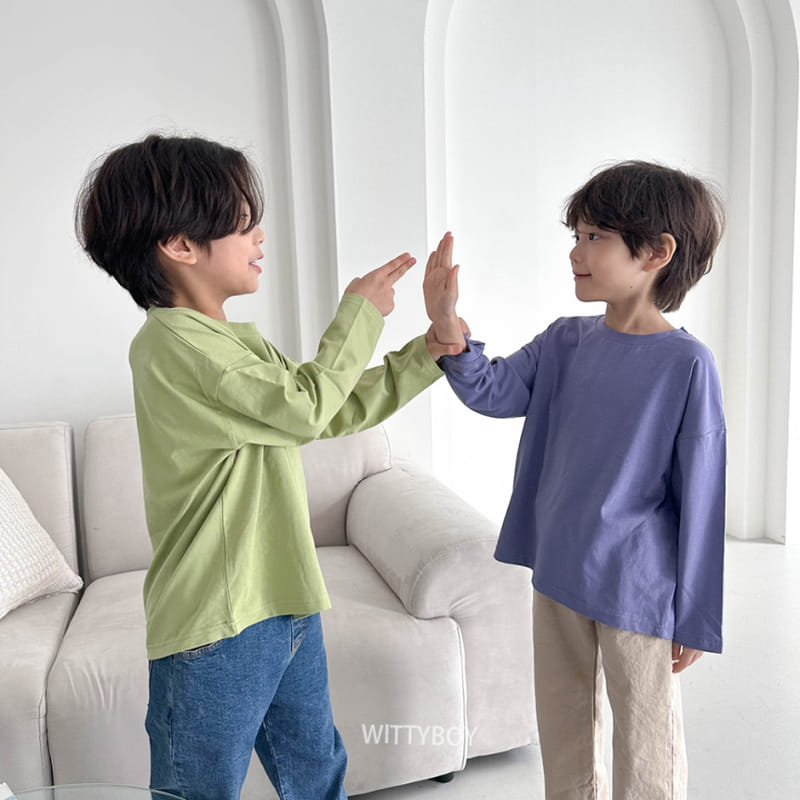 Witty Boy - Korean Children Fashion - #magicofchildhood - Roy Span Tee