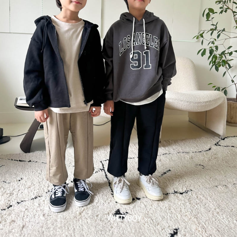 Witty Boy - Korean Children Fashion - #magicofchildhood - La Hoody Tee - 9