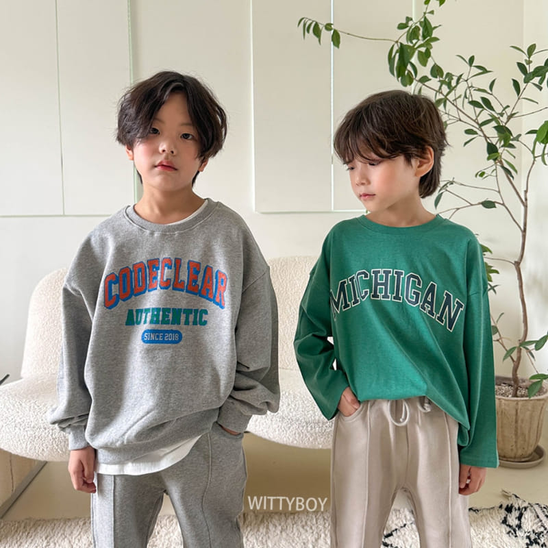 Witty Boy - Korean Children Fashion - #minifashionista - Michigan Tee - 8