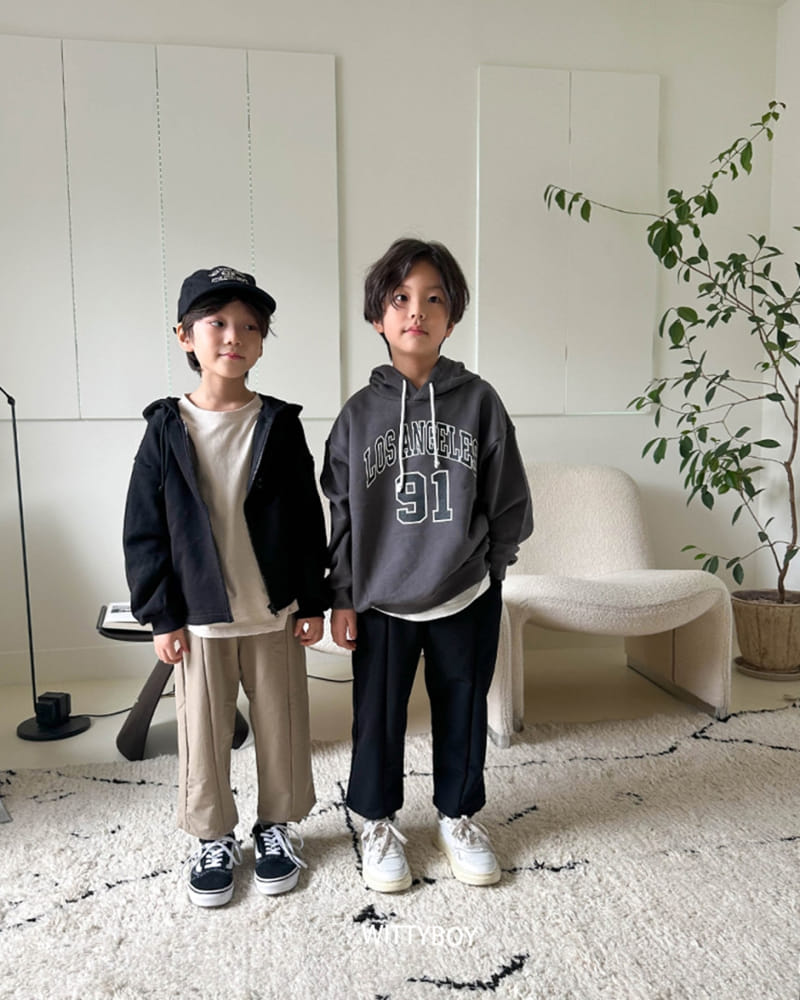 Witty Boy - Korean Children Fashion - #minifashionista - La Hoody Tee - 10