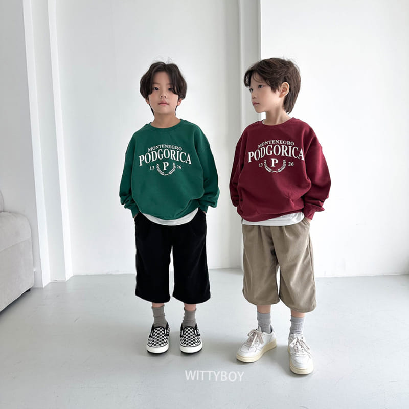 Witty Boy - Korean Children Fashion - #prettylittlegirls - Monten Sweatshirt - 8