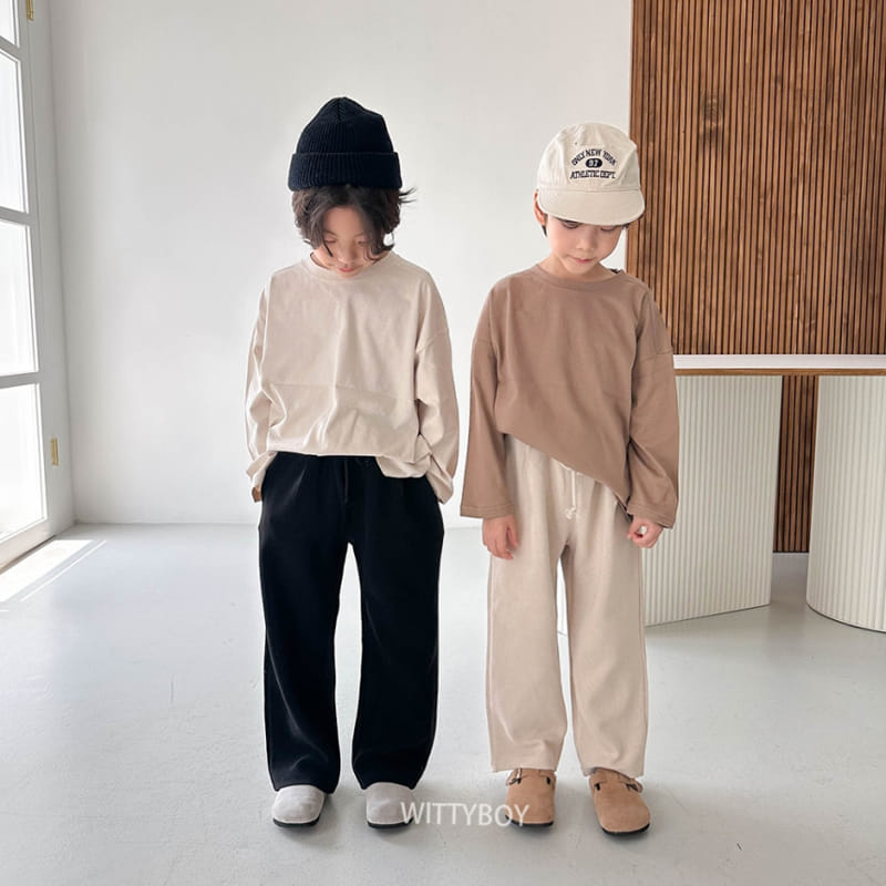 Witty Boy - Korean Children Fashion - #prettylittlegirls - Latte Tyee