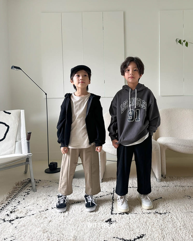 Witty Boy - Korean Children Fashion - #todddlerfashion - La Hoody Tee - 12