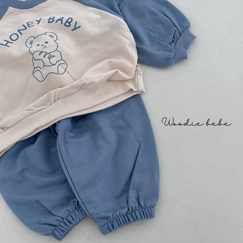 Woodie - Korean Baby Fashion - #babyboutiqueclothing - Bake Top Bottom Set - 3