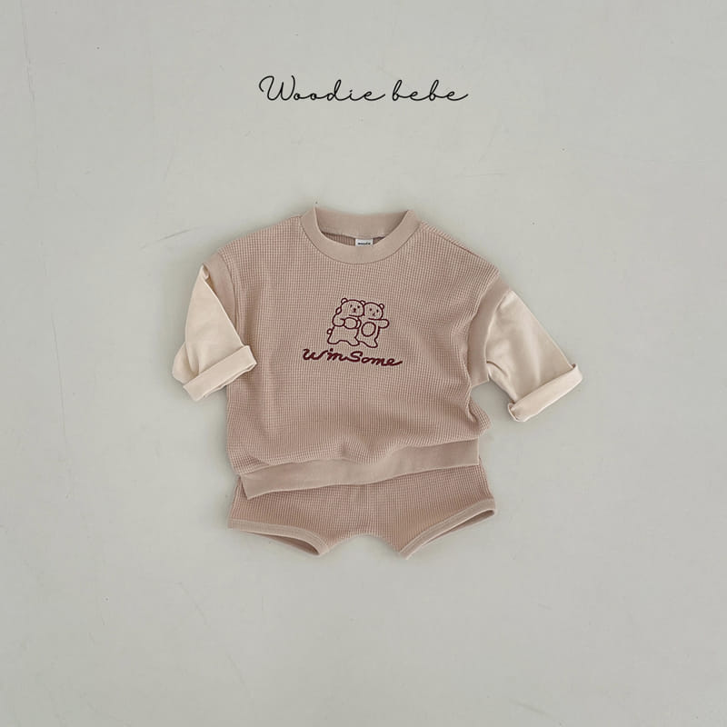 Woodie - Korean Baby Fashion - #babyclothing - Coach Top Bottom Set - 2