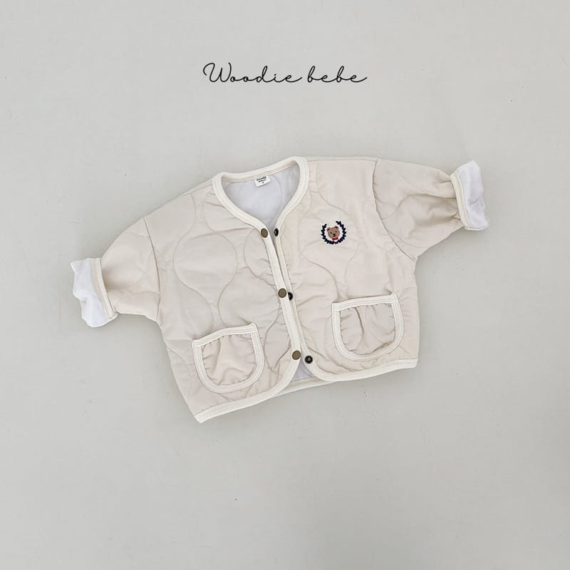 Woodie - Korean Baby Fashion - #babyfashion - Tie Bear  Jumper