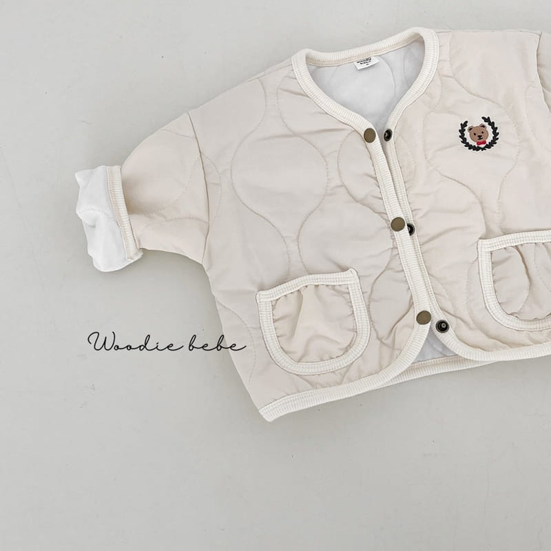 Woodie - Korean Baby Fashion - #babyfever - Tie Bear  Jumper - 2